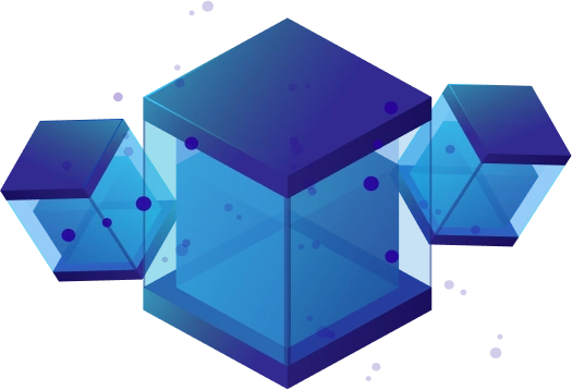 Cloud computing laptop illustration with data analytics visualization in isometric style